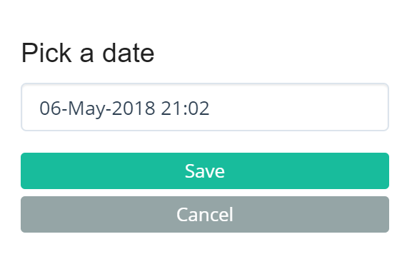 Add a date for completion to any conversation